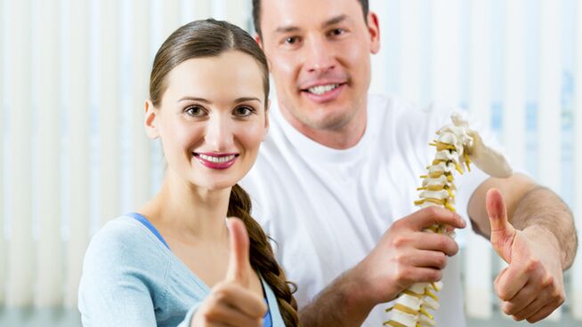 Site na ọgwụgwọ oge, enwere ike ịkwụsị mmepe osteochondrosis.